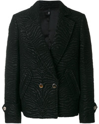 Blazer en laine noir Christian Pellizzari