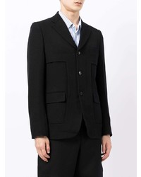 Blazer en laine noir Comme des Garcons Homme Deux