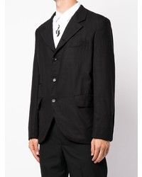 Blazer en laine noir Comme des Garcons Homme Deux