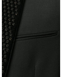 Blazer en laine noir Saint Laurent