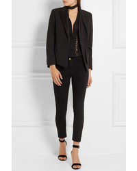 Blazer en laine noir