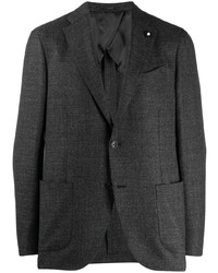 Blazer en laine noir Lardini