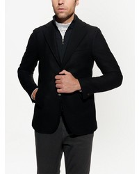 Blazer en laine noir Norwegian Wool