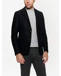 Blazer en laine noir Norwegian Wool