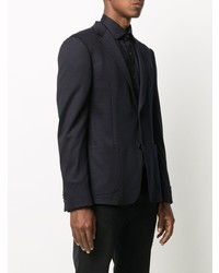 Blazer en laine noir Z Zegna