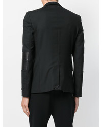 Blazer en laine noir Les Hommes