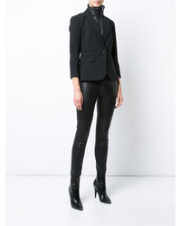 Blazer en laine noir Veronica Beard