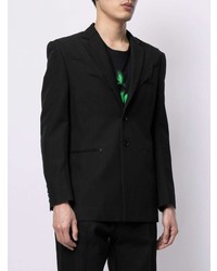 Blazer en laine noir Sankuanz