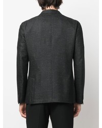 Blazer en laine noir Corneliani