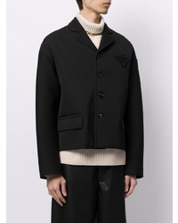 Blazer en laine noir Bottega Veneta