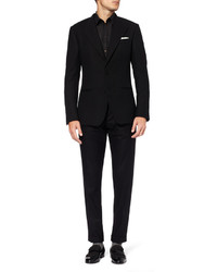 Blazer en laine noir Dolce & Gabbana