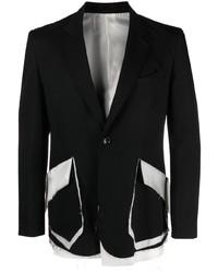 Blazer en laine noir Sulvam