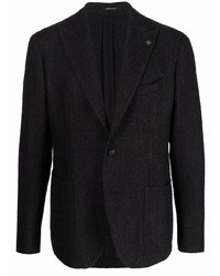 Blazer en laine noir Tagliatore