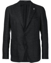 Blazer en laine noir Tagliatore