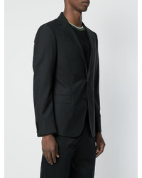 Blazer en laine noir Z Zegna