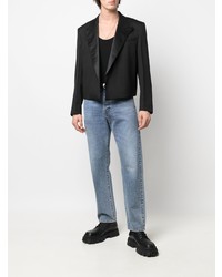 Blazer en laine noir Ami Paris