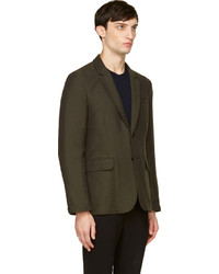 Blazer en laine olive Rag and Bone