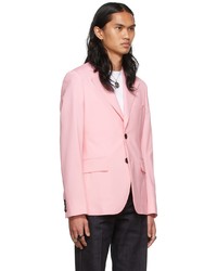 Blazer en laine rose LU'U DAN