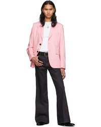 Blazer en laine rose LU'U DAN