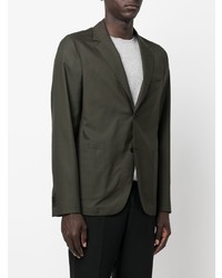 Blazer en laine vert foncé Officine Generale