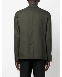 Blazer en laine vert foncé Officine Generale