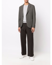 Blazer en laine vert foncé Ermenegildo Zegna