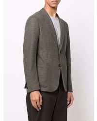 Blazer en laine vert foncé Ermenegildo Zegna