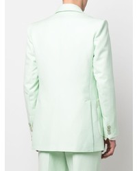 Blazer en laine vert menthe Casablanca