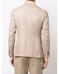 Blazer en lin beige Tagliatore