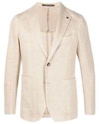 Blazer en lin beige Tagliatore