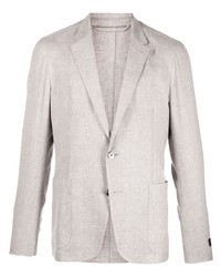 Blazer en lin beige Zegna