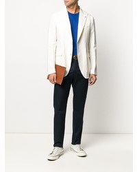 Blazer en lin blanc Tagliatore