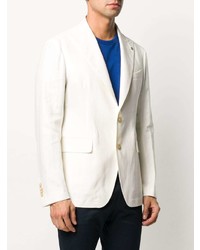 Blazer en lin blanc Tagliatore