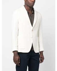 Blazer en lin blanc Tagliatore