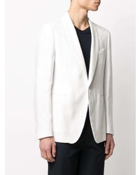 Blazer en lin blanc Tagliatore