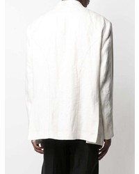 Blazer en lin blanc Maison Margiela