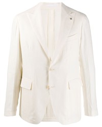 Blazer en lin blanc Tagliatore