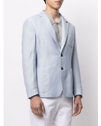 Blazer en lin bleu clair Colombo