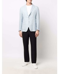 Blazer en lin bleu clair Tagliatore