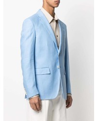 Blazer en lin bleu clair Billionaire