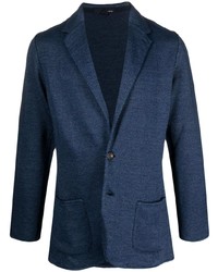 Blazer en lin bleu marine Lardini