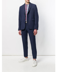 Blazer en lin bleu marine Ermanno Scervino