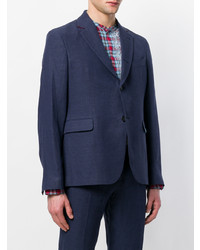 Blazer en lin bleu marine Ermanno Scervino