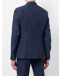 Blazer en lin bleu marine Ermanno Scervino