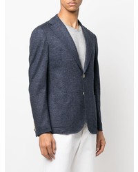 Blazer en lin bleu marine Eleventy