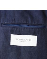 Blazer en lin bleu marine Richard James