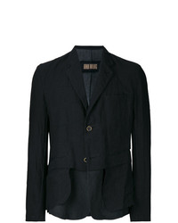 Blazer en lin bleu marine Uma Wang