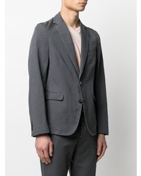 Blazer en lin gris foncé Officine Generale