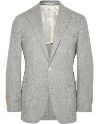 Blazer en lin gris