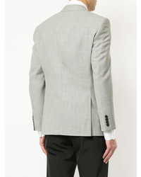 Blazer en lin gris Gieves & Hawkes